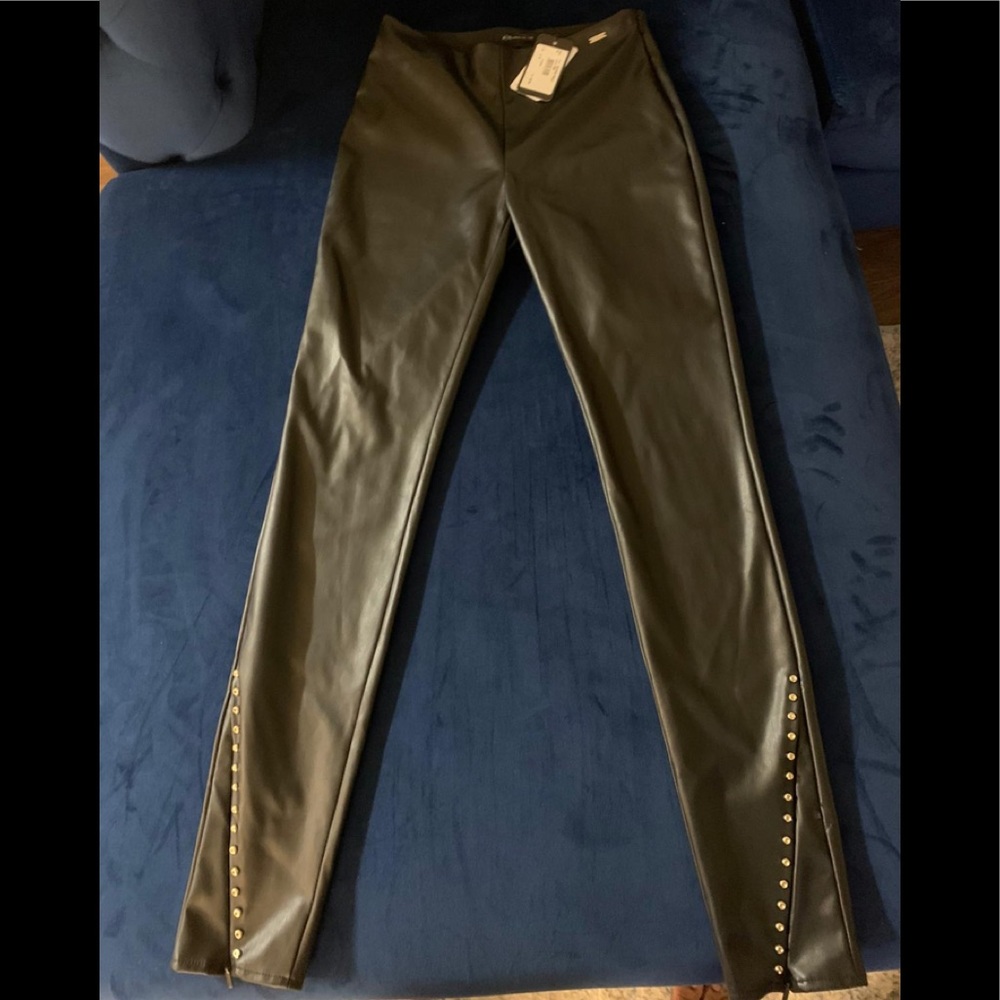 Armani faux Leather Leggings